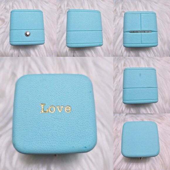 10 x Tiffany & Co. Blue Velvet Empty Ring Box Set SINGLE SLOT Read Description - Picture 7 of 13